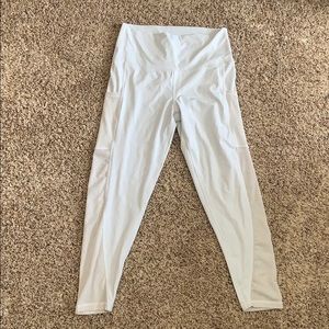 White Athletic leggings